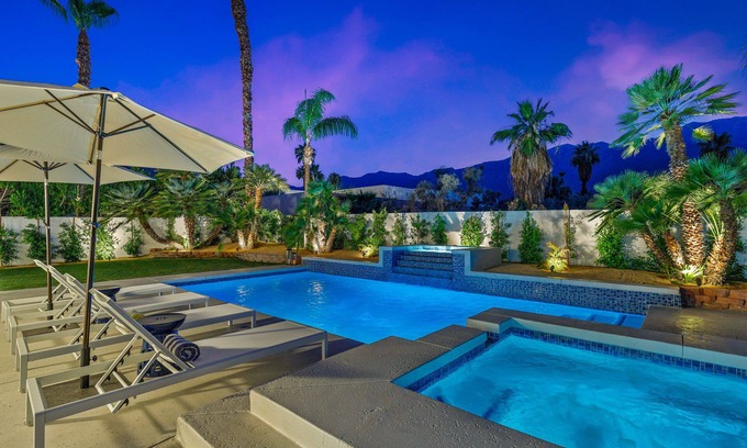 Araby Commons House | Paloma House: 5 BR Oasis with Pool, Spa & Awesome Views