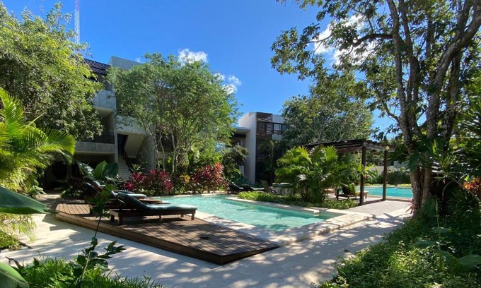 La Veleta Apartment | Oceanfront Panacea Condo Tulum: Guest Rated 9/10