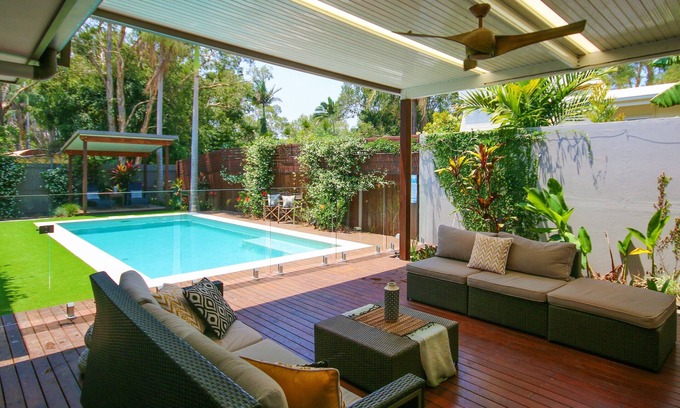 Coolum Beach House | Pet-Friendly Pandanus Holiday Home with Ocean Views