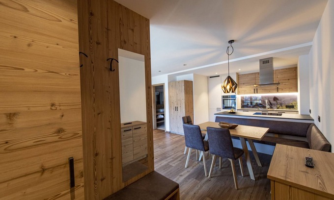 Santa Cristina Val Gardena Apartment | Idyllic Spa Retreat at Panoramic Holiday Farm Perteut 149B