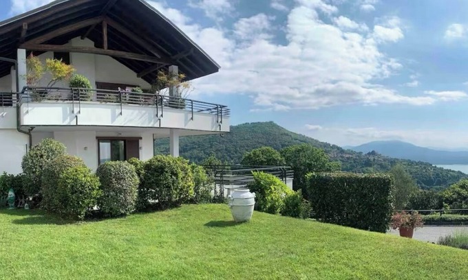 Massino Visconti House | Scenic Lake View Apartment with Private Garden Terrace