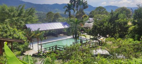Hulu Langat Cabin | Inviting Panorama at DPuncakLui Chalet with Pool Access