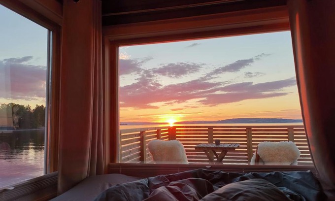 Ostre Toten Other | Experience the Panorama Glamping Cabin with Ocean Views