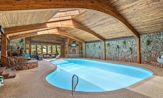 Stanley Hills House | Inviting Panorama Vacation Home with Pool & Hot Tub
