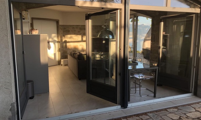 Chexbres Villa | Unforgettable Vineyard Apartment with 360° Lake Geneva Views