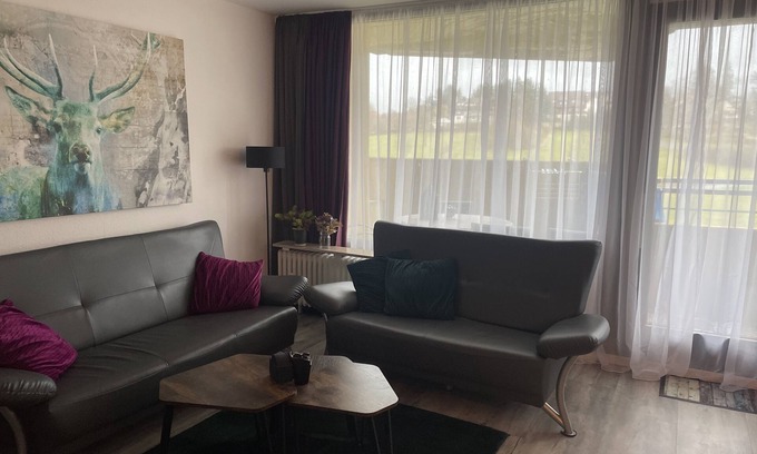 Braunlage Apartment | Inviting Panoramic Hohegeiß: Pool, Spa & Free Wi-Fi