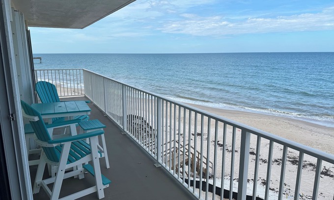 Central Beach Condo | Panoramic Ocean Views from Every Room! 2-bedroom condo in peaceful Vero Beach