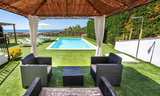 Santa Susanna House | PANORAMIC SANTA SUSANNA, Villa with private pool