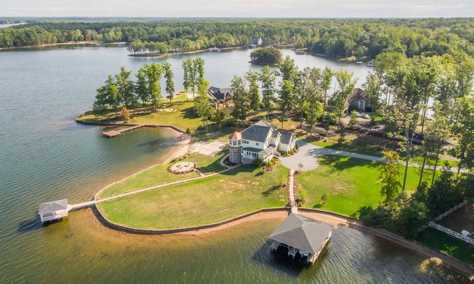 Bumpass House | Scenic Beachfront Retreat with Volleyball Court & Pool