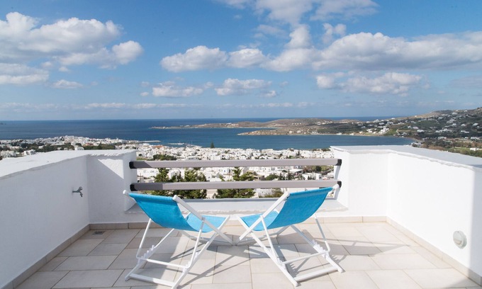 Paros Villa | Unforgettable Stay at Panoramic View Villa with Pool & Oceanfront