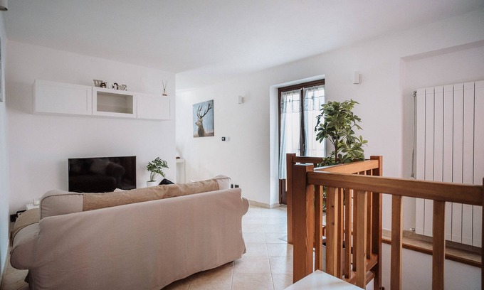 Roure Apartment | Relax at Sogno d'Alpe: Terrace and Spa in Val Chisone