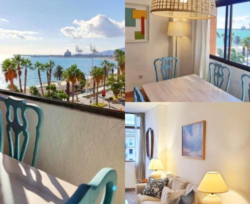 La Caleta Apartment | Oceanfront Retreat with Breathtaking Sea Views in Malaga