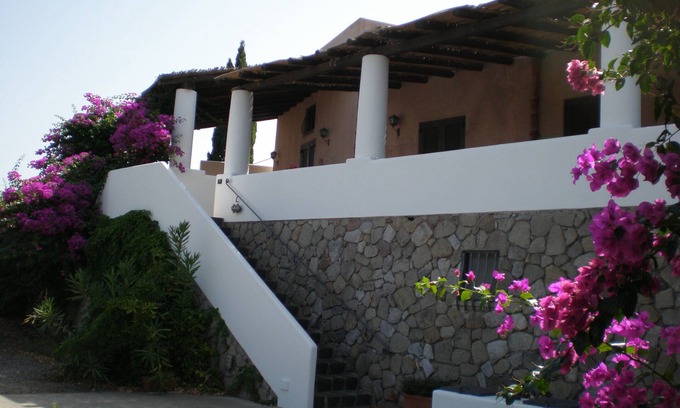 Lipari Villa | Charming Panoramic Villa S.Salvatore: Pet Friendly Bliss
