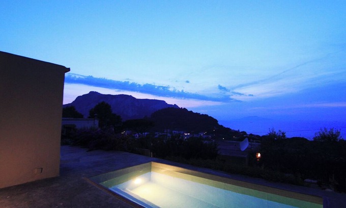 Tiberio Villa | Serene Villa with Pool, Garden & Terrace in Capri Town