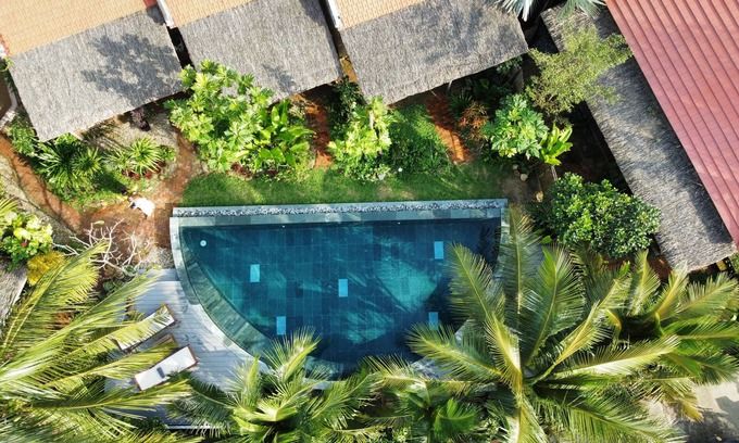 Cam An Villa | Pao Homes - Beach Stone Villa with Pool, Steps from the Sea