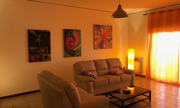 Gela Apartment | Paolo Suite in Gela: Oceanfront Retreat with Unique Amenities
