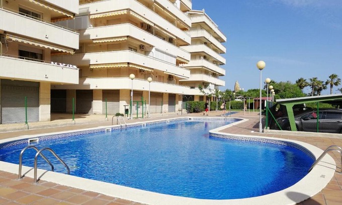 La Pineda Apartment | Paradise Awaits at Paradis Park: Poolside & Oceanfront Living