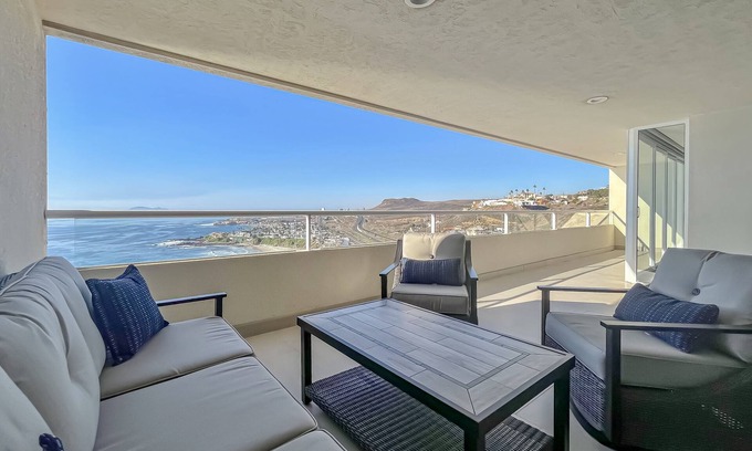 Rosarito Condo | Oceanfront Retreat: Calafia Condo with Pool & Spa