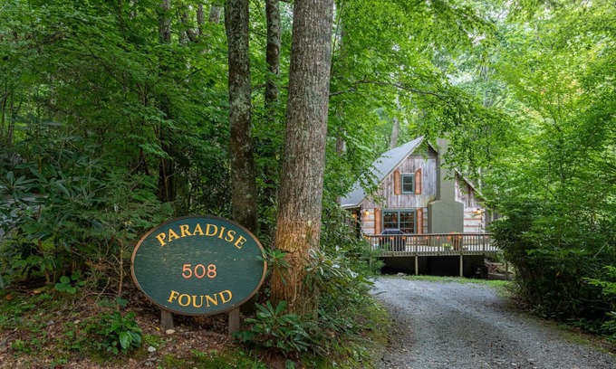 Boone Cabin | Discover Paradise Found: Riverfront Cabin with Hot Tub