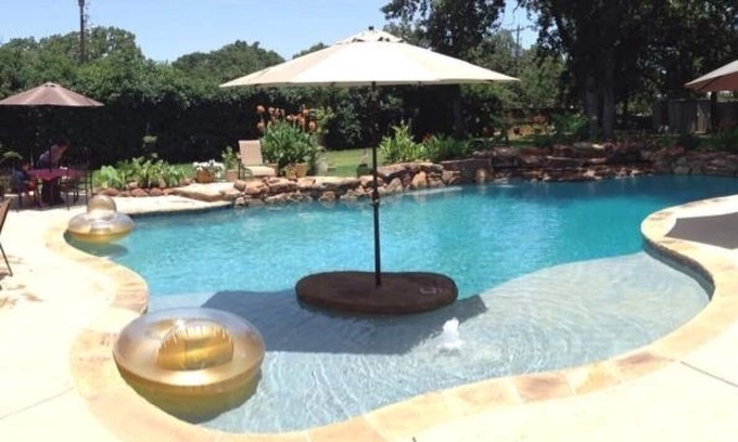 Keller House | Tranquil Paradise Home with Private Pool and Relaxing Living Area