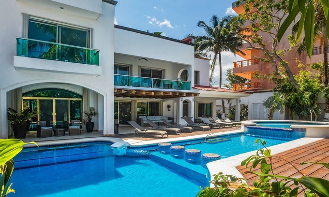 Cozumel Villa | Unwind at Paradise Beach Villa Santa Pila with Ocean Views