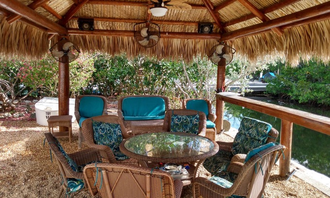 Key Largo House | Top-Rated Paradise Place: Tiki Hut, Boats & Ocean View