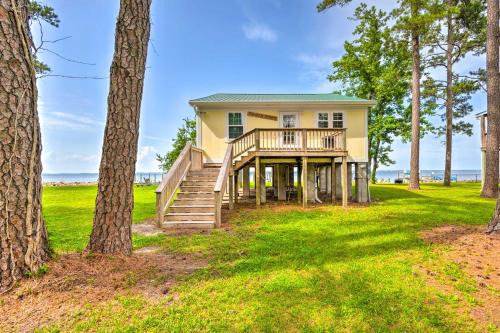Hobucken House | Serene Bayfront Home with Dock, Pet-Friendly Amenities