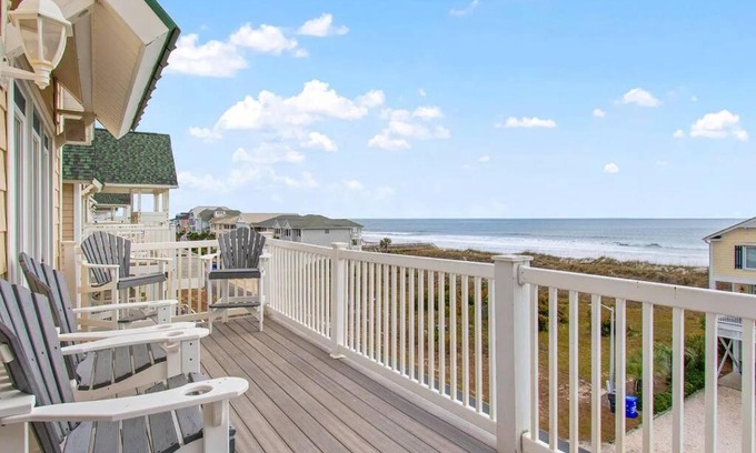Ocean Isle Beach Villa | Pet-Friendly Paradise Villa with Pool & Kid Comfort