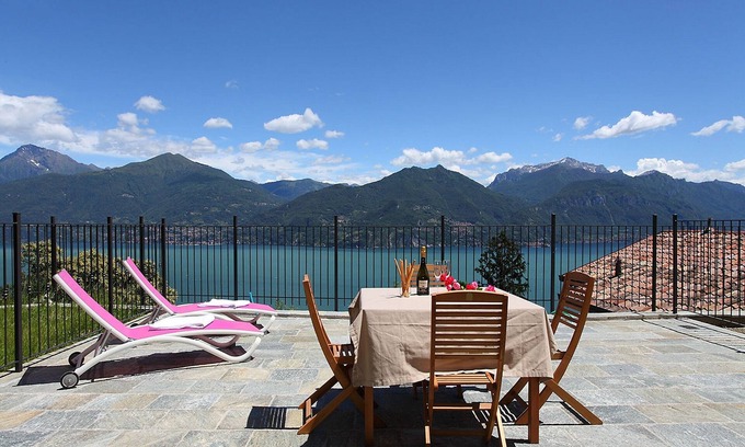 Menaggio Apartment | Relax at Parco dei Cervi Terrazzo with Pool & Spa Access