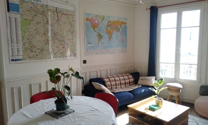 Epinettes Apartment | Discover Comfort at Paris Saint-Ouen near Stade de France