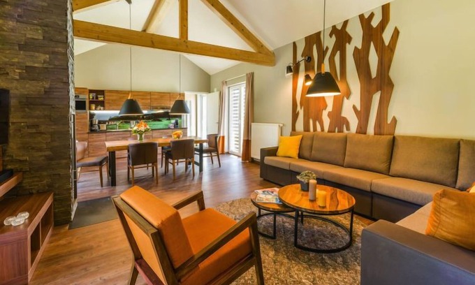Leutkirch im Allgau House | Discover Park Allgäu by Interhome: Pool, Spa & Lake Views