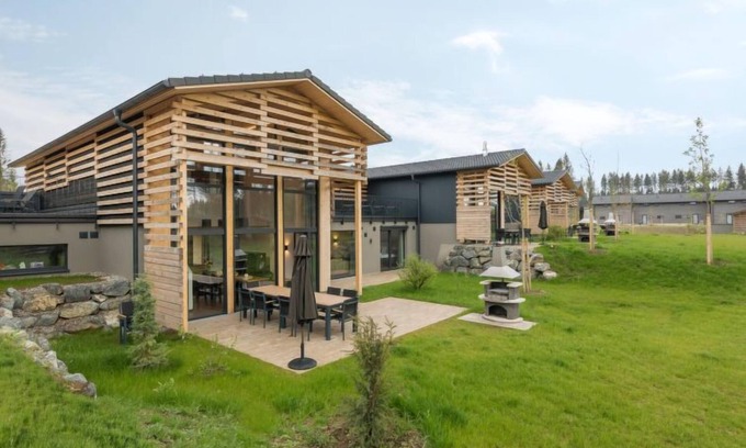Leutkirch im Allgau House | Discover Park Allgäu by Interhome: Pool, Spa & Lake Views