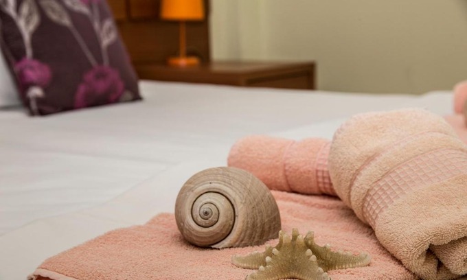 Paralia Dionysiou Apartment | Discover Park Apartment: Oceanfront Bliss with Pool Access