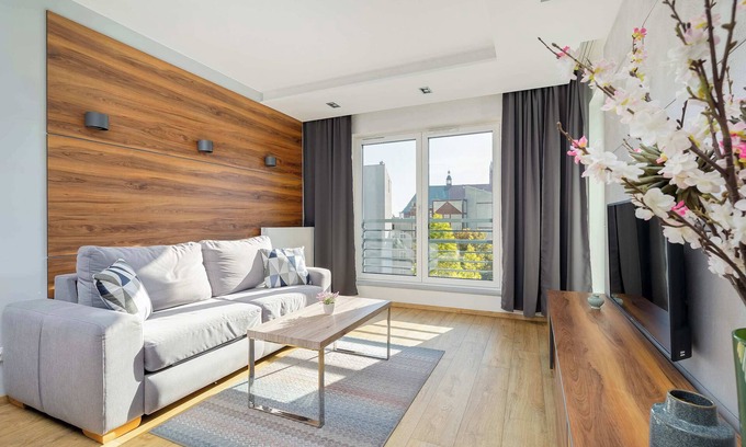 West Pomeranian Voivodeship Apartment | Park Apartment Mariacka 6 | Apartment | Balcony