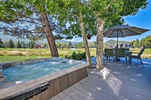 Park Meadows House | Inviting Park City Townhome with Hot Tub & Mountain Views