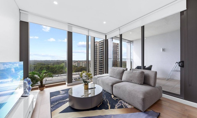 Zetland Apartment | Park-View Retreat: Modern 2BR Waterloo Getaway for Family