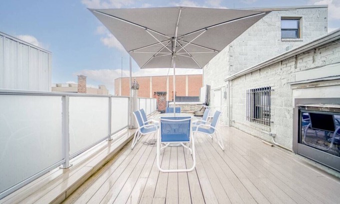 Binghamton Apartment | Explore Parlor City Estate: Loft with Hot Tub & Pool