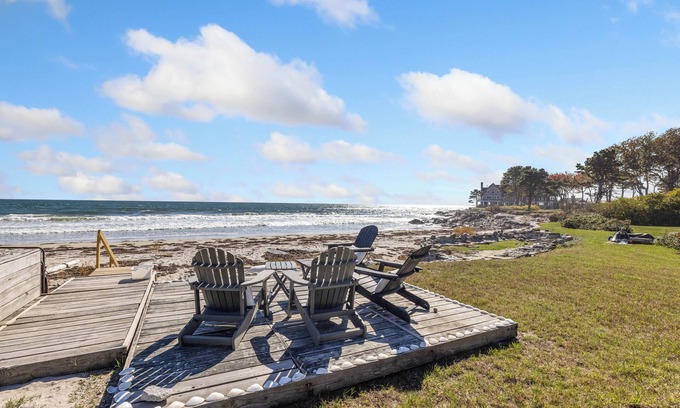 Kennebunk House | Secluded Escape at Parsons Beach Front with Ocean Views