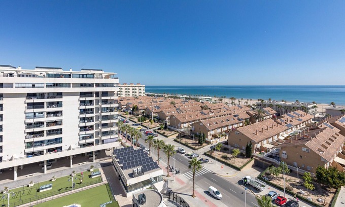 Alboraya Apartment | Patacona Paradise Duplex: Pool, Ocean View & Parking
