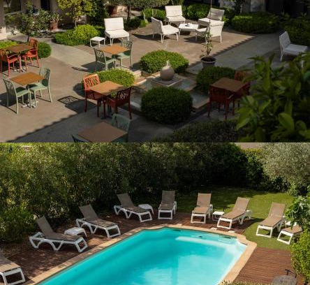 Uzes Hotel | Oceanfront Getaway at Patio De Violette with Pool & Dining