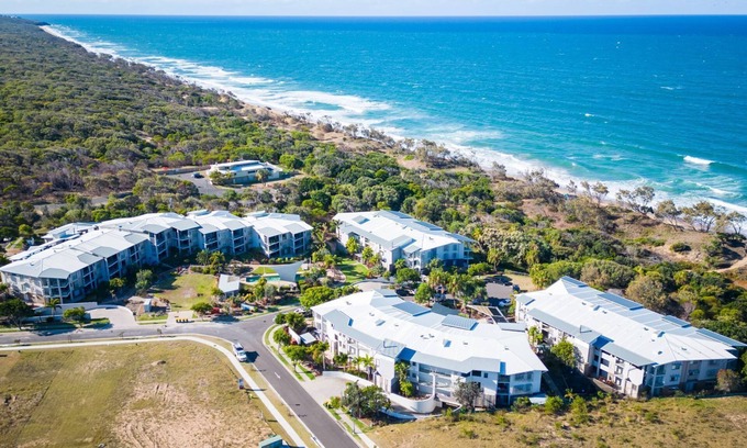 Agnes Water Resort | Pavillions 400 beachfront premium 3 bedroom fully air-conditioned apartment in the Pavil
