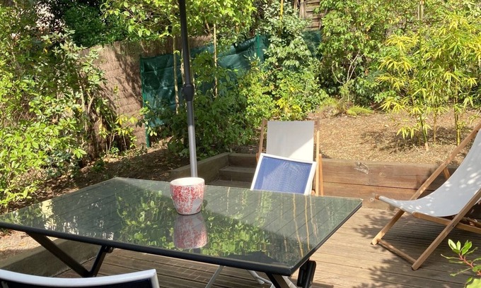 Arcachon Cabin | Relaxing Stay at Pavillon Basque des Abatilles with Pool