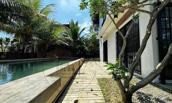 Taman Pantai Dickson House | Relax at PD Rustic Greenwood Pool Villa with Family & Friends