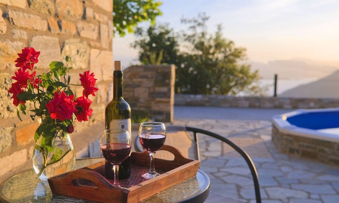 Agios Georgios Nilias Apartment | Private Heated Pool at Pelion Goddess "Diana" Studio