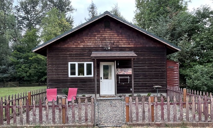 Fall Creek Cabin | Serene Cabin Retreat with Sauna and Creekside Grill