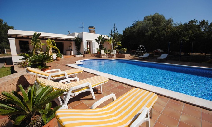 Sant Antoni de Portmany Villa | Tranquil Villa Retreat Near San Antonio & Ibiza with Pool