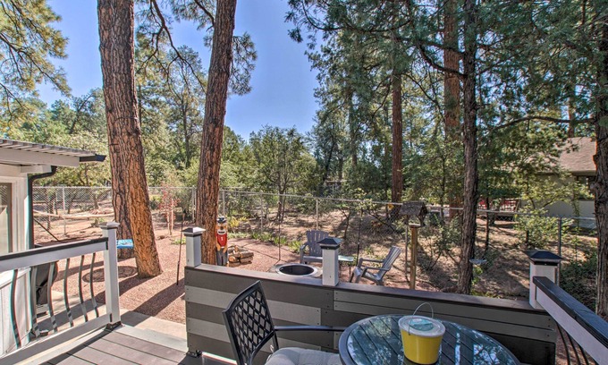 Payson Cottage | Serene Payson Retreat with Yard, Fire Pit & Pet-Friendly Perks