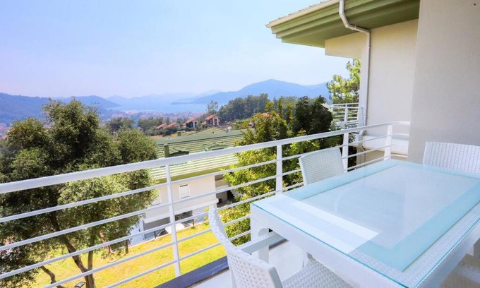 Gocek Apartment | Tranquil Duplex with Scenic Views & Pool in Gocek