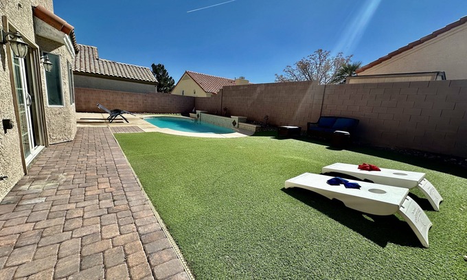 North Las Vegas House | Exceptional 3-Bed House with Private Pool, 15 Mins to Strip