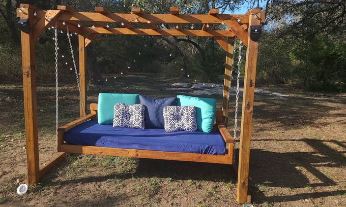 Killeen Cabin | Inviting Tiny House Retreat with Fire Pit and Family-Friendly Amenities